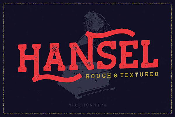 Hansel Slab Serif Rough Free Font