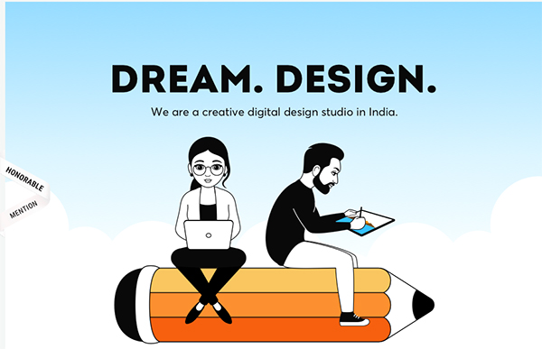 Creative Dreams Design - Illustation in Website Design