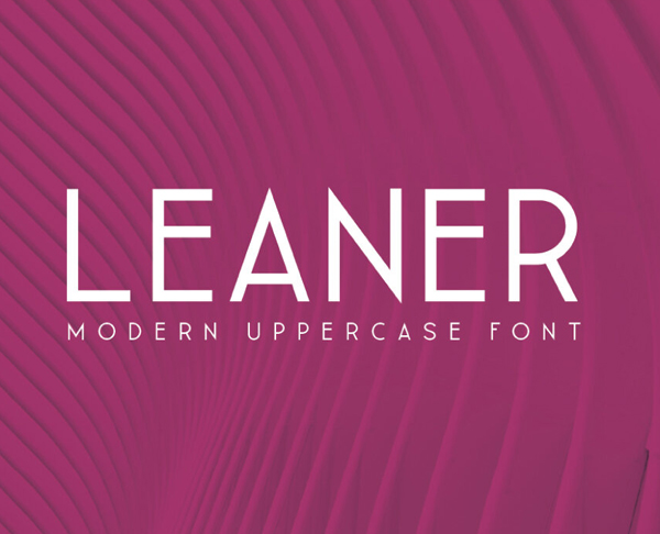 Leaner Free Font