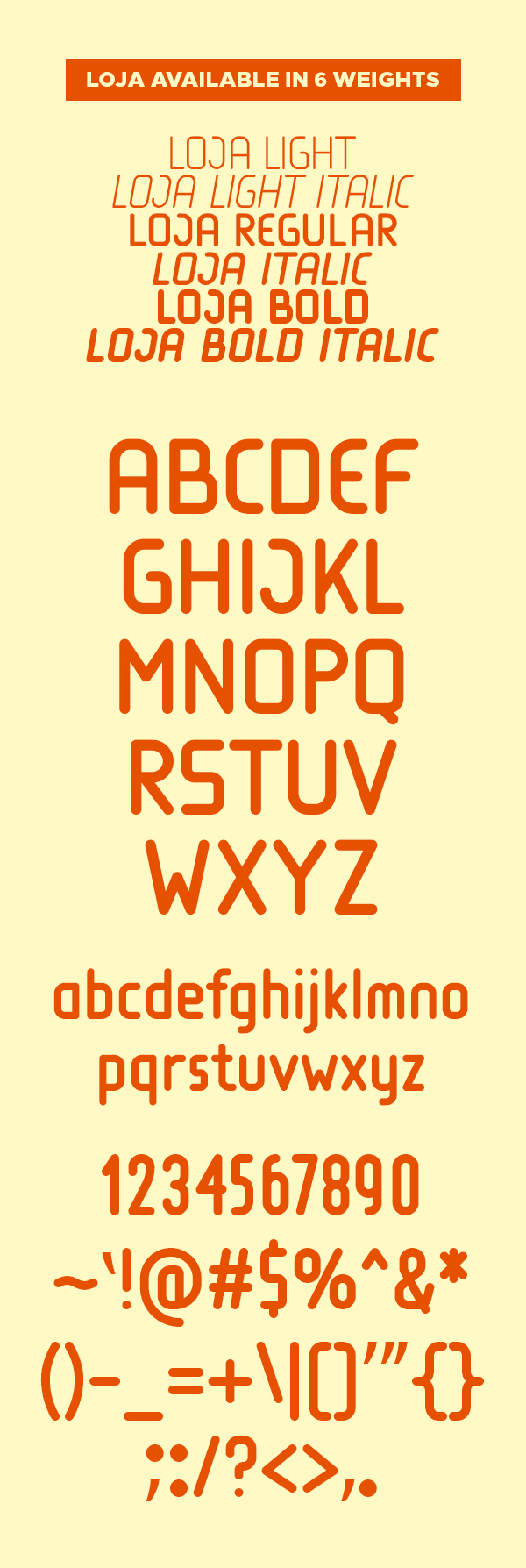 Loja Font Letters
