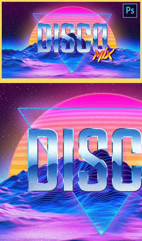 How to Create 80s Retro Text in Photoshop CC 2020