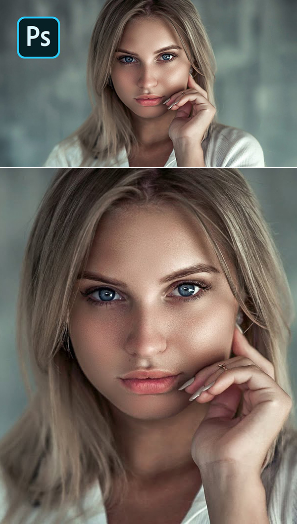How to Make Skin Glow by Skin Retouching Photoshop Tutorial