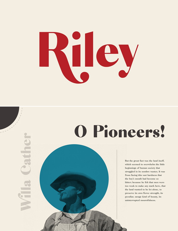 Riley - A Modern Typeface