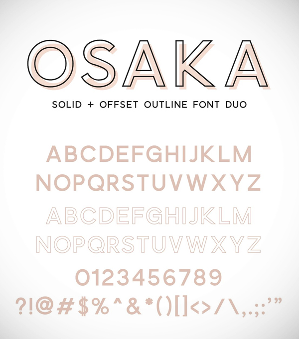 Osaka | Designer Font