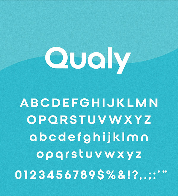 Qualy - Logo Font