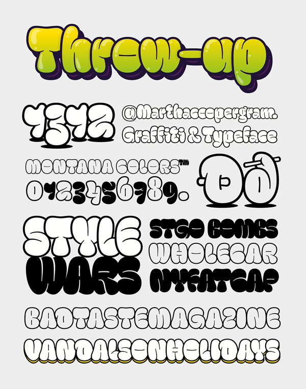 Throw-Up Free Font