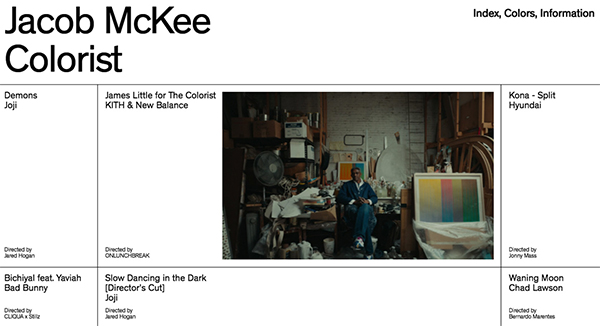 Jacob McKee Colorist - Website Design - 30