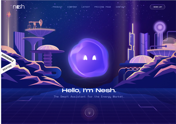 Nesh - The Smart Assistant - Website Design - 36