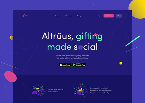 Altrüus Gifting Made Social - Website Design - 39