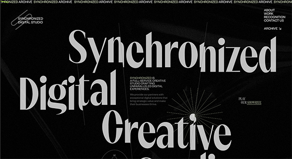 Synchronized Studio - Website Design - 5