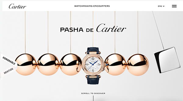 Cartier Watchmaking Encounters - Website Design - 9
