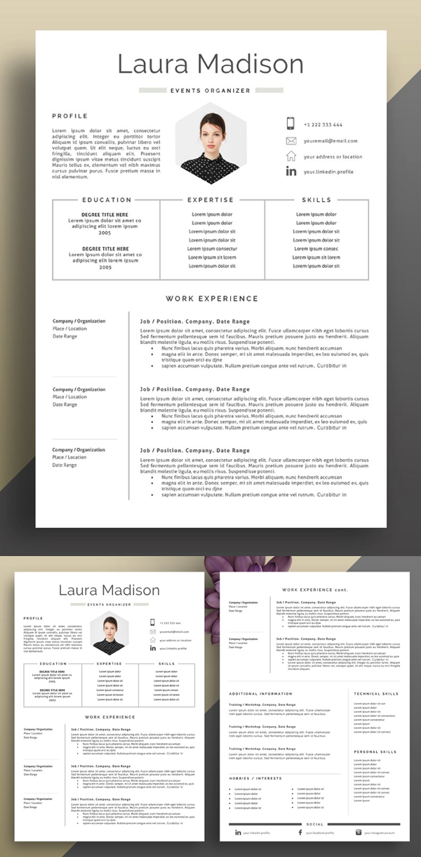 Perfect Resume Template + Cover Letter