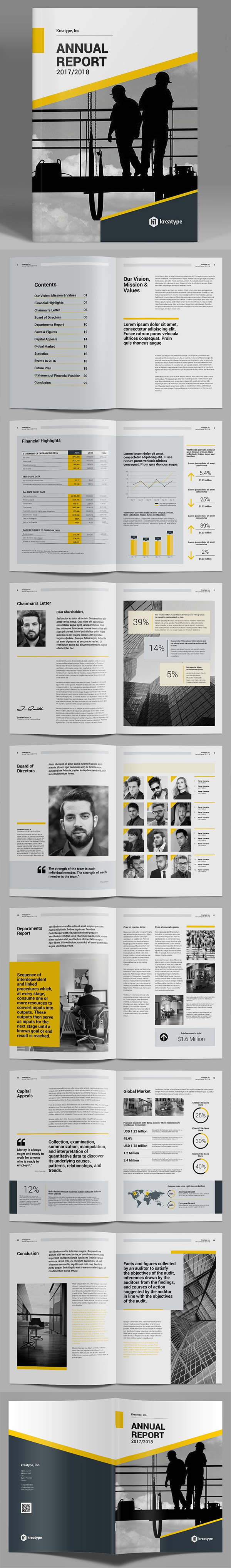 Kreatype Annual Report Template