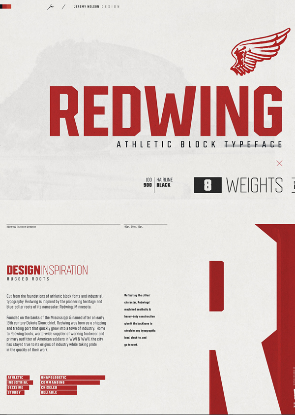 Redwing Free Font