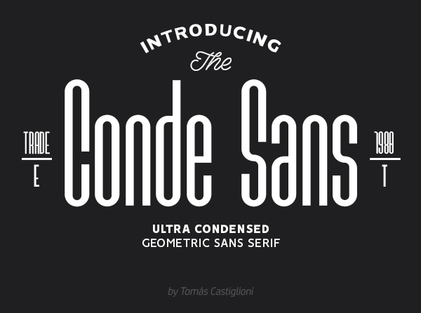 Conde Sans Free Font