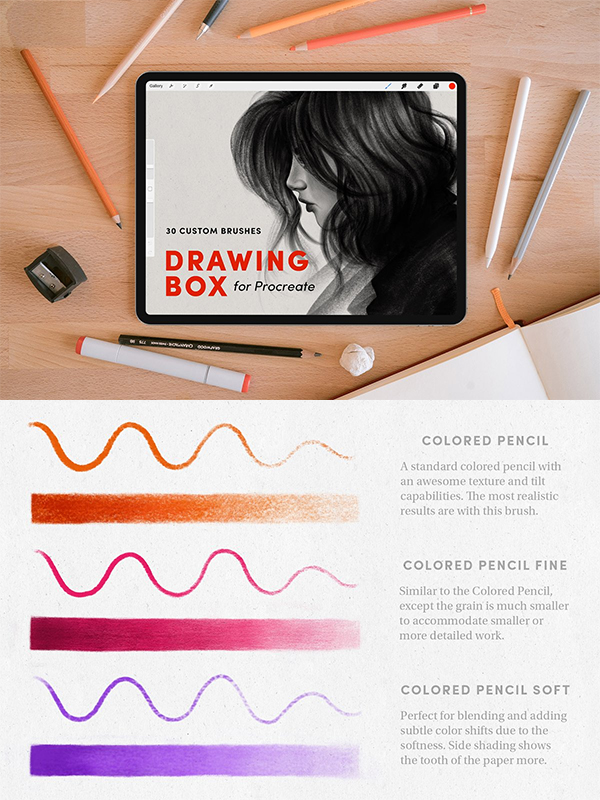 Drawing Box – Procreate Brushes