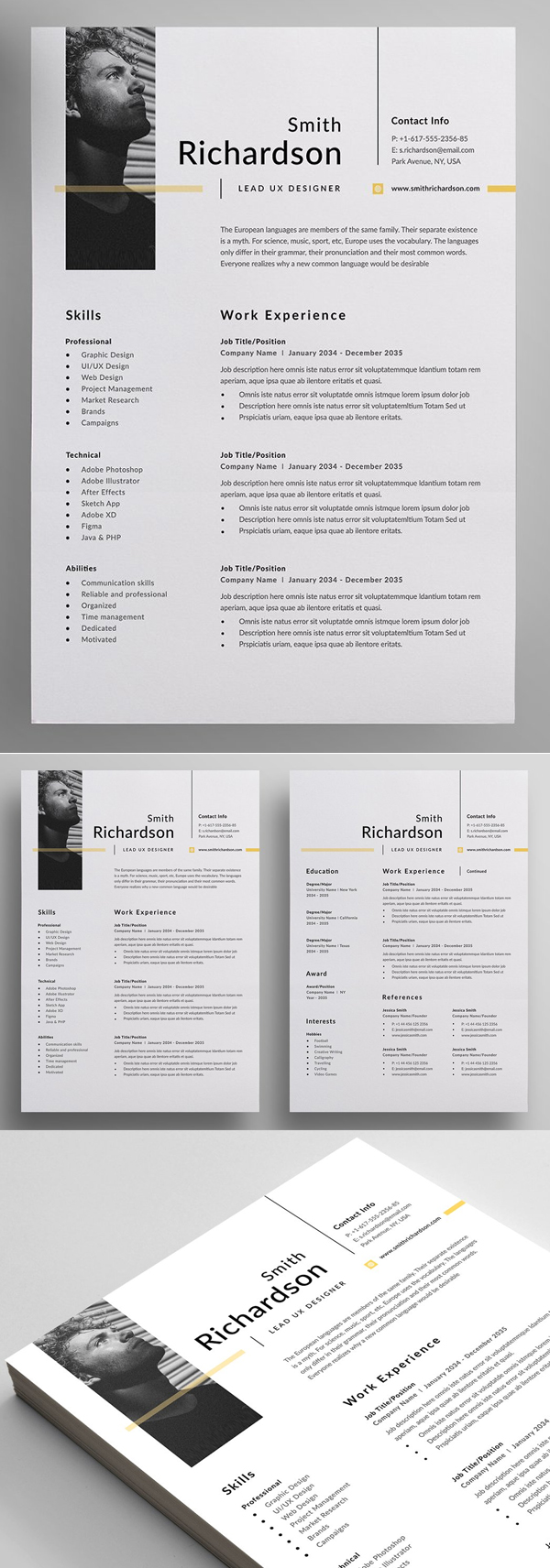 Simple Resume / CV Template