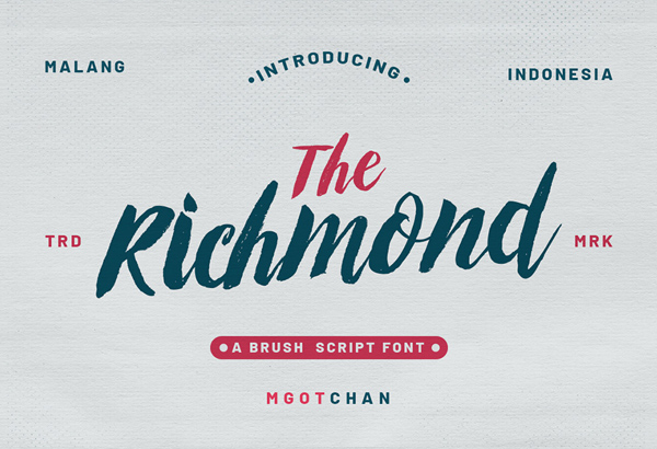 Richmond Brush Script Free Font