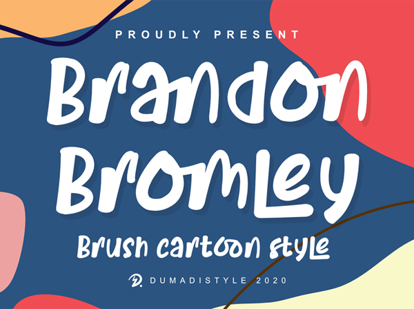 Brandon Bromley Brush Script Free Font