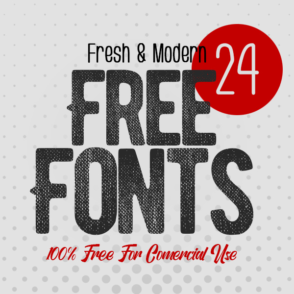 24 Fresh Free Fonts For Graphic Designers