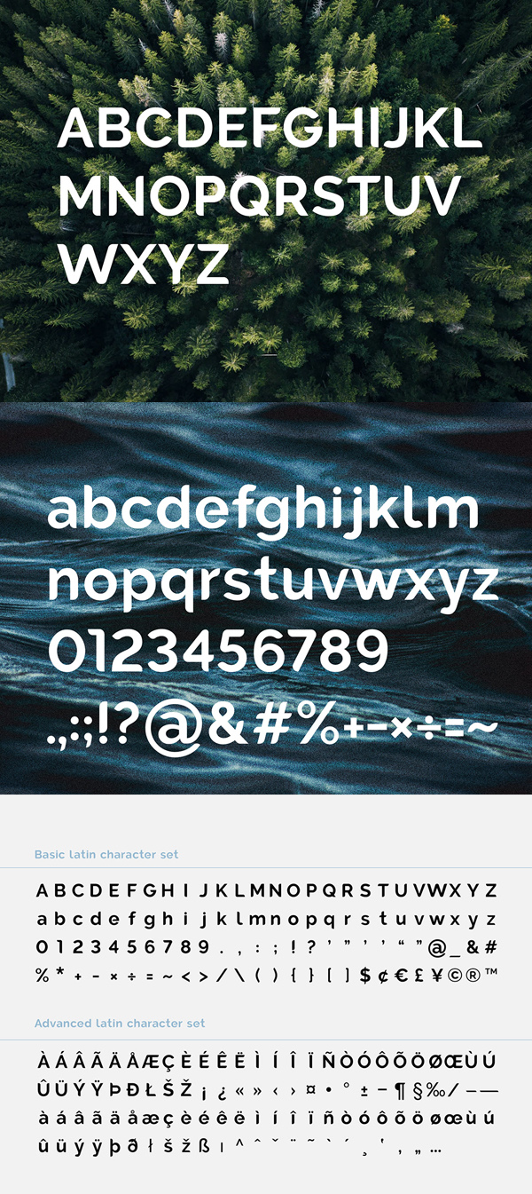 Leigo Regular Font Letters