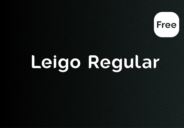 Leigo Regular Free Font