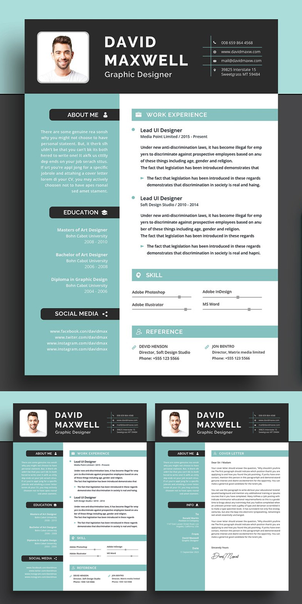 Awesome Word Resume / CV