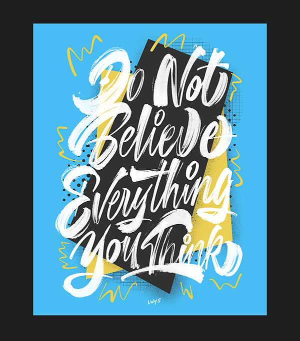 35 Remarkable Lettering and Typography Designs for Inspiration - 14