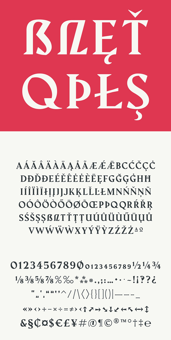 Amagro Serif Font Letters