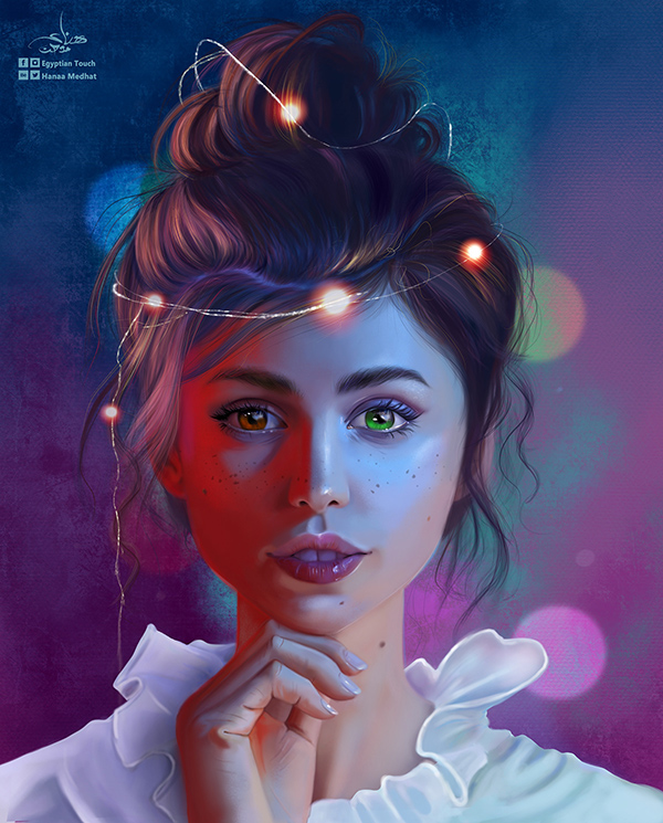 Stunning Digital Painting Illustration Art By Hanaa Medhat - 18