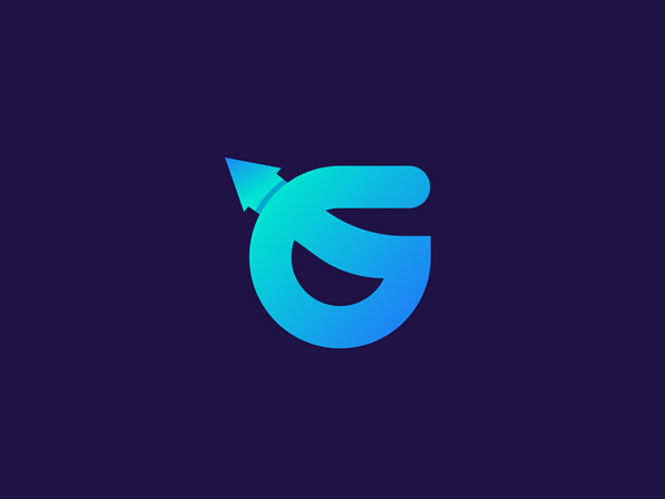 G Business Marketing Logo for GrowFast Freelancer Iqbal