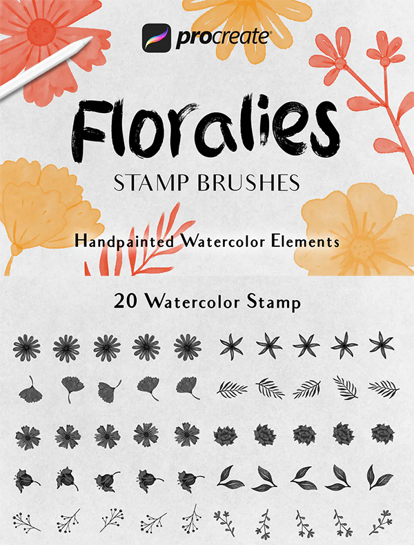 Floralies - Procreat Brushes