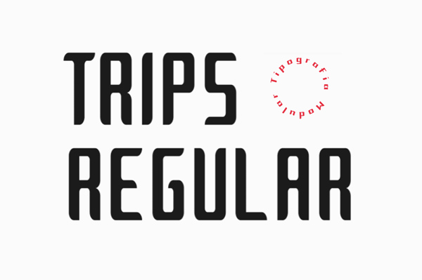 Trips Modular Free Font