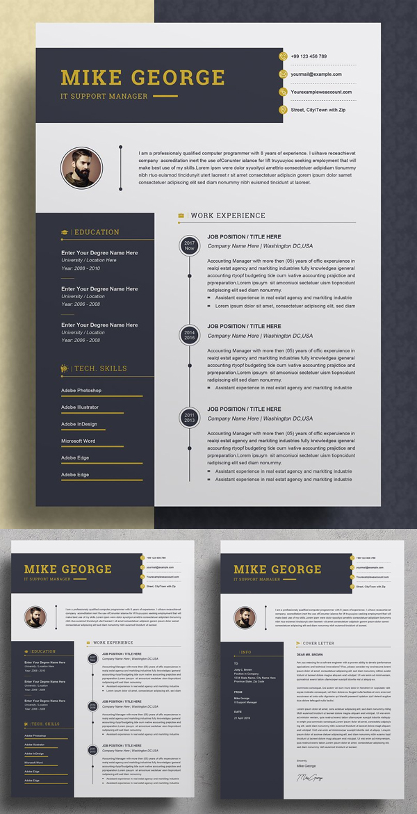 50 Most Popular Resume Templates Of 2022 - 24
