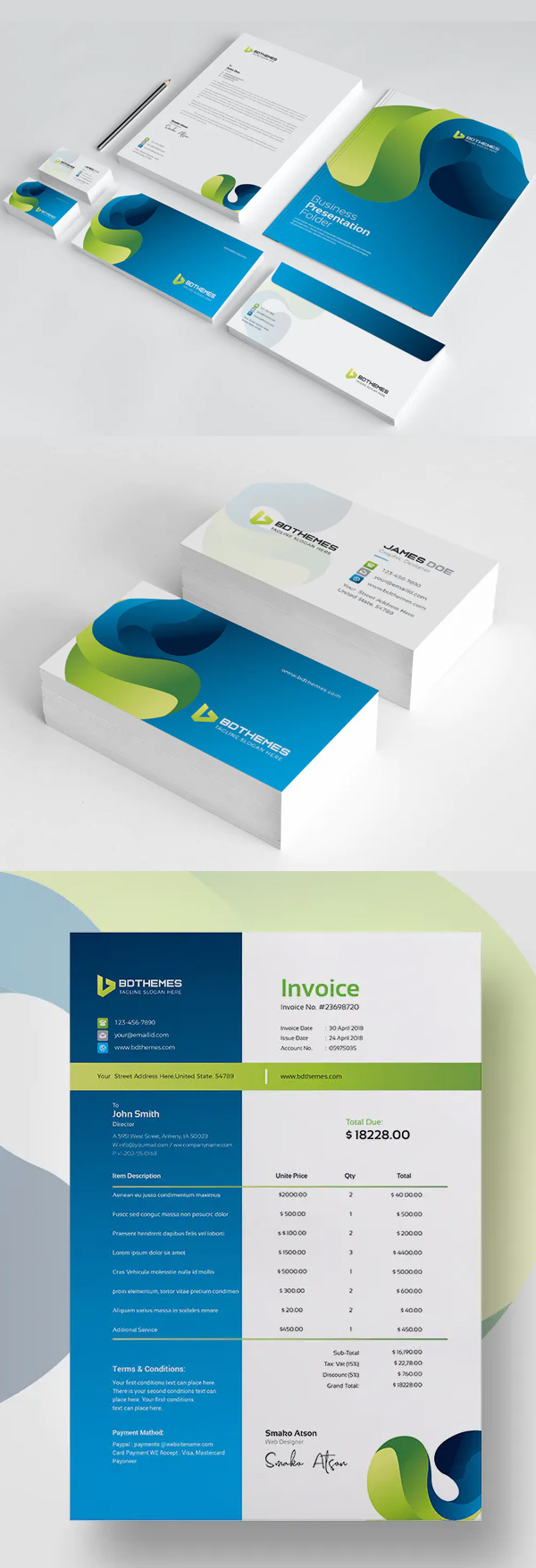 Business Stationery Template