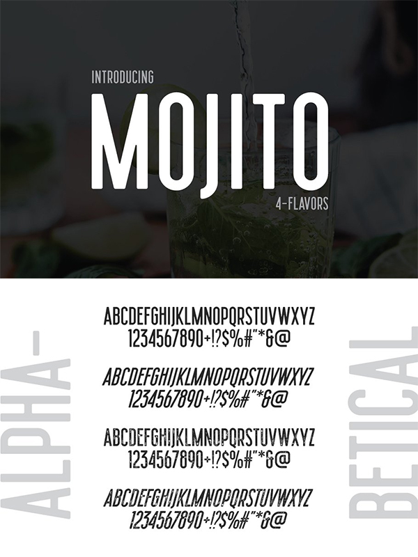 Mojito - Semi Condensed Sans
