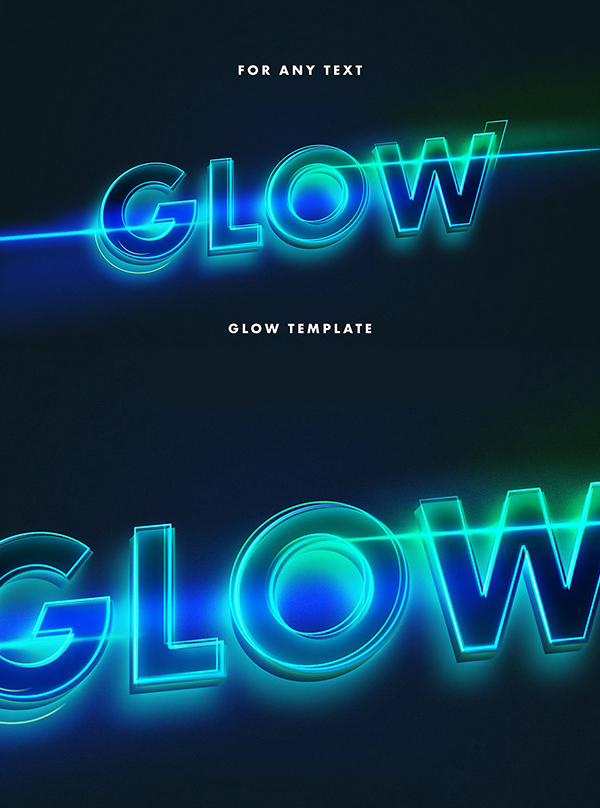 Free Neon Lettering Text Effect