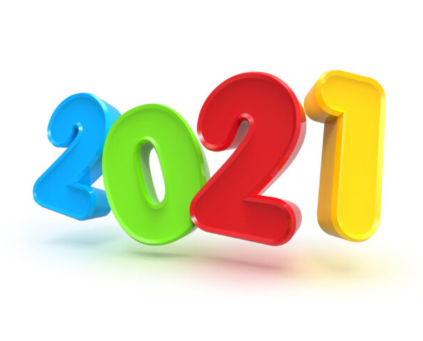 Free Colorful New Year 2021