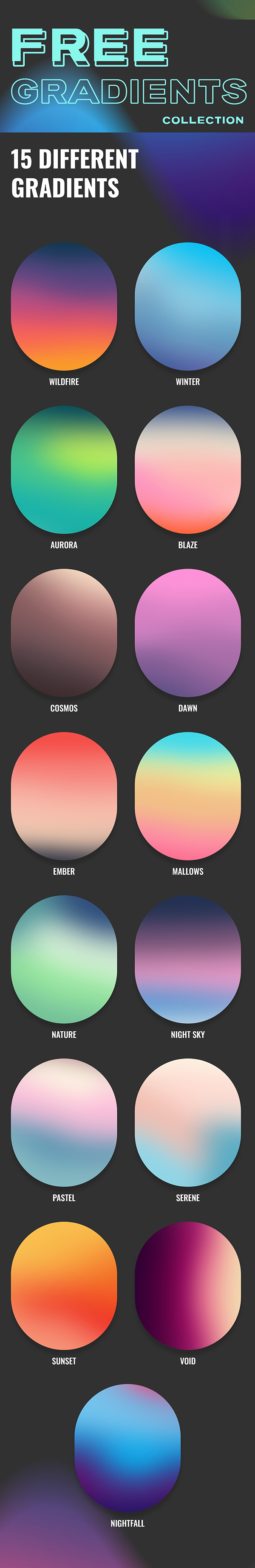 Free 15 High Quality Gradients
