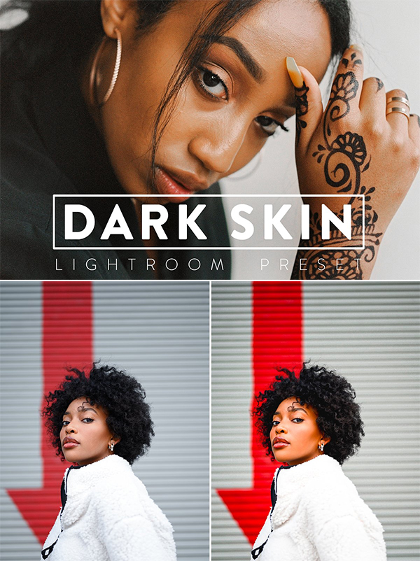 Dark Skin Lightroom Preset
