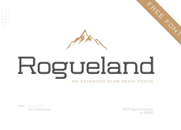 NCS Rogueland Slab Free Font