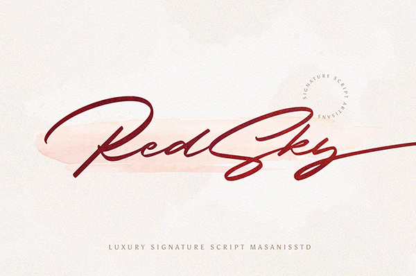Redsky Signature Free Font