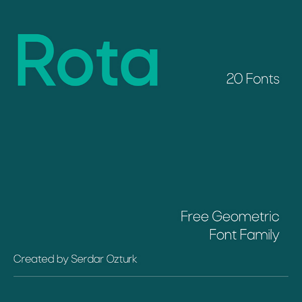 Rota Free Font