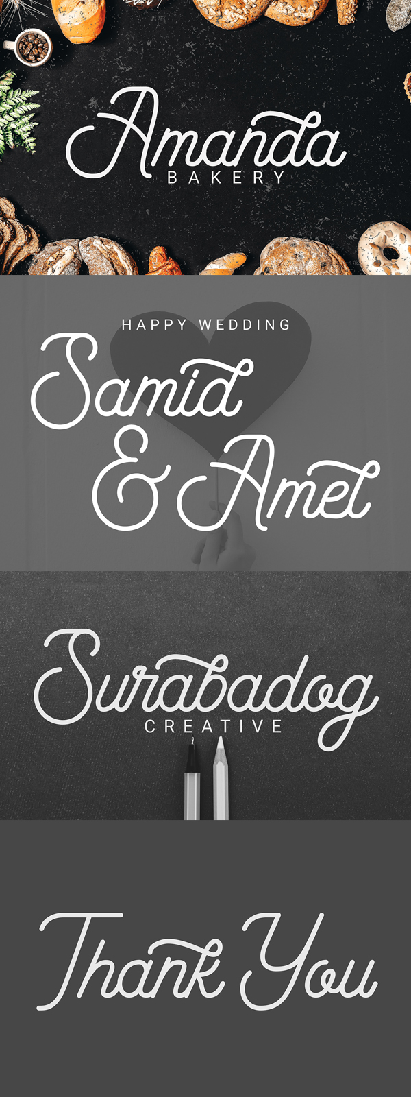 Saylenday Font Letters