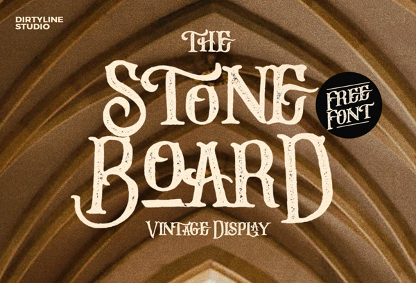 Stone Board Free Font