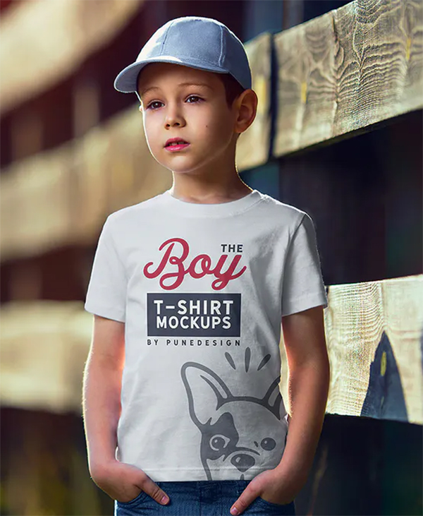 The Boy T-Shirt Mock-Up Set
