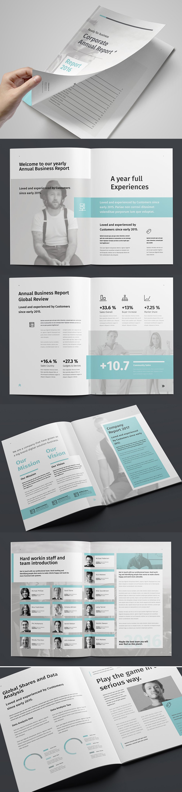 Company Brochure or Annual Report Template