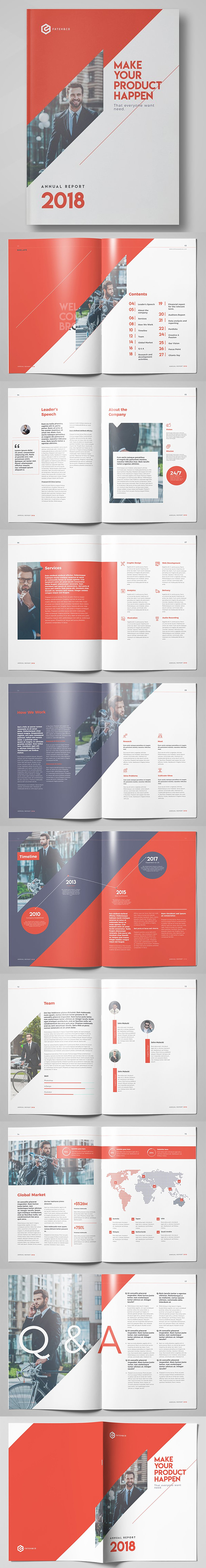 Awesome Business Annual Report Template
