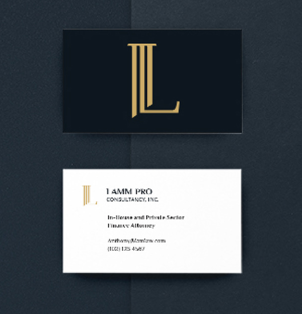 Business Card - Lamm Pro Consultancy Branding Identity by Ana Somek