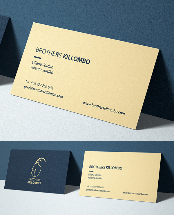 Business Card - Brothers Killombo Branding By Duarte Pereira